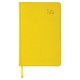 Ежедневник датированный 2021 А5 (138х213 мм) BRAUBERG 'Rainbow', кожзам, желтый, 111396