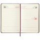 Ежедневник датированный 2021 А5 (138х213 мм) BRAUBERG 'Cayman', кожзам, коричневый, 111406