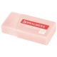 Ластик BRAUBERG 'PASTEL MATTE', 50х24х10 мм, прямоугольный, картонный держатель, экологичный ПВХ, ассорти, 272729