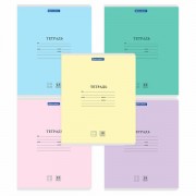 Тетради ДЭК 18 л., КОМПЛЕКТ 10 шт., BRAUBERG 'КЛАССИКА NEW', клетка, обложка картон, АССОРТИ, 107076