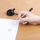 Ручка шариковая настольная BRAUBERG 'Стенд-Пен', СИНЯЯ, пружинка, корпус черный, линия письма 0,5 мм, 141351