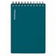 Блокнот МАЛЫЙ ФОРМАТ А6, 102х146 мм, 80 л., гребень, пластик, клетка, ERICH KRAUSE, 'Reef', 63649