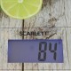 Весы кухонные SCARLETT SC-KS57P21 'Лимоны', электронный дисплей, max вес 10 кг, тарокомпенсация, стекло