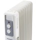 Обогреватель масляный SONNEN DFS-9E, 9 секций, 2000 Вт, 3 режима, механическое управление, белый, 457780