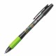 Ручка стираемая гелевая с грипом BIC 'Gelocity Illusion', ЧЕРНАЯ, корпус черный, линия 0,3 мм, 516523