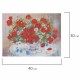 Картина стразами (алмазная мозаика), 30х40 см, ОСТРОВ СОКРОВИЩ 'Маки', без подрамника, 663861