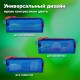 Пенал BRAUBERG с объемной 'тракторной' молнией, 1 отделение, ПВХ, 22х8х6,5 см, 'Contrast blue', 272341