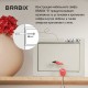 Сейф мебельный BRABIX 'D-14m', 145х200х150 мм, 3 кг, ключевой замок, крепление к стене, 291160