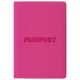 Обложка для паспорта, мягкий полиуретан, 'PASSPORT', розовая, STAFF, 237605