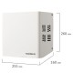 Сушилка для рук SONNEN HDR-1200W, 1200 Вт, производство РОССИЯ, антивандальная, сталь, белая, 701870