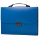 Папка-портфель пластиковая BRAUBERG 'Energy' А4 (330х256х32 мм), 7 отделений, синяя, 222572