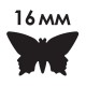 Дырокол фигурный 'Бабочка', диаметр вырезной фигуры 16 мм, ОСТРОВ СОКРОВИЩ, 227154