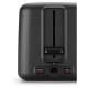Тостер BOSCH TAT3P423, 970 Вт, 2 тоста, 5 режимов, металл, черный