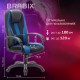 Кресло компьютерное BRABIX PREMIUM 'Rapid GM-102', экокожа/ткань, черное/синее, 532106