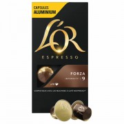 Кофе в алюминиевых капсулах L'OR 'Espresso Forza' для кофемашин Nespresso, 10 шт. х 52 г, 4028605