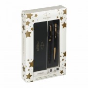 Набор PARKER 'Urban Black GT': шариковая ручка синяя и перьевая ручка синяя, 2093381