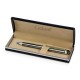 Ручка подарочная шариковая GALANT 'Olympic Silver', корпус серебристый с черным, хромированные детали, пишущий узел 0,7 мм, синяя, 140613