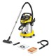 Пылесос KARCHER WD 6 P Premium, с пылесборником, 1300 Вт, розетка, выдув, контейнер из нержавеющей стали, 1.348-270.0