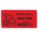 Ластик BRAUBERG 'Fresh Zone', 40х20х10 мм, цвет ассорти, прямоугольный, 228061