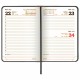Ежедневник датированный 2021 А5 (138х213 мм) BRAUBERG 'Imperial', кожзам, черный, 111374