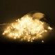 Электрогирлянда-бахрома уличная 25х0,7 м, 400 LED, тёплый белый, 220 V, контроллер, ЗОЛОТАЯ СКАЗКА, 592551