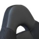 Кресло компьютерное BRABIX 'Fusion EX-560', экокожа/ткань, хром, черное, 531581