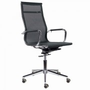 Кресло офисное BRABIX PREMIUM 'Net EX-533', хром, сетка, черное, 532546