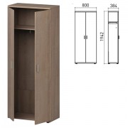 Шкаф для одежды 'Профит', 800х384х1942 мм, ясень альтера (КОМПЛЕКТ)
