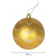 Шары ёлочные 6 шт., 8 см, 'Basic Art', пластик, золотистые матовые с узором, ЗОЛОТАЯ СКАЗКА, 590890