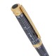 Ручка подарочная шариковая GALANT 'TRAFORO', корпус синий, детали золотистые, узел 0,7 мм, синяя, 143512