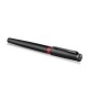 Ручка 'Пятый пишущий узел' PARKER 'Ingenuity Luxury Black Red PVD', корпус черный, хромированные детали, черная, 1972069