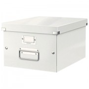 Короб архивный LEITZ 'Click & Store' L, 200х369х482 мм, ламинированный картон, разборный, белый, 60450001