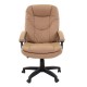 Кресло офисное BRABIX 'Trend EX-568', экокожа, бежевое, 531397