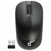 Мышь беспроводная DEFENDER Wave MM-995, USB, 3 кнопки+1 колесо-кнопка, оптическая, че, 52995