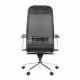 Кресло офисное МЕТТА 'SAMURAI' Comfort S, хром, сиденье мягкое, ткань-сетка/экокожа, черное