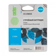 Картридж струйный CACTUS (CS-CN054) для HP OfficeJet 6100/6600/6700, голубой, 14 мл