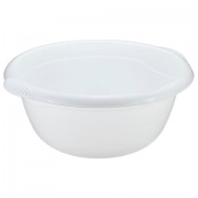 Таз 16 л, хозяйственный, круглый, с ручками, пластиковый, 18,5х43,5х46,5 см, цвет белый, IDEA, М 2507