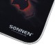 Коврик для мыши игровой с подсветкой SONNEN 'LIGHTING', резина+ткань, 350х270х4 мм, чёрный, 513316