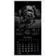Календарь настенный перекидной 2026 г., BRAUBERG, 12 листов, 28,5х28,5 см, 'Black esthetic', 116927