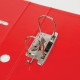 Папка-регистратор BRAUBERG 'EXTRA', 75 мм, красная, двустороннее покрытие пластик, металлический уголок, 228572