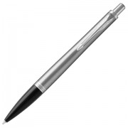 Ручка шариковая PARKER 'Urban Core Metro Metallic CT', корпус серебристый, хромированные детали, синяя, 1931580