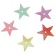 Пайетки для творчества 'Звезды', яркие, цвет ассорти, 5 цветов, 15 мм, 20 грамм, ОСТРОВ СОКРОВИЩ, 661277