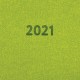 Ежедневник датированный 2021 А5 (138х213 мм) BRAUBERG 'Mosaic', кожзам, карман для ручки, зеленый, 111461