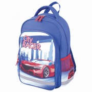 Рюкзак ПИФАГОР 'SCHOOL' для начальной школы, 'CITY RACER', 38х28х14 см, 228819