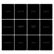 Тетради предметные, КОМПЛЕКТ 12 ПРЕДМЕТОВ 48 л., пластиковая обложка, BRAUBERG 'BLACK MODE', 405541
