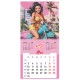 Календарь настенный перекидной 2027г, BRAUBERG, 12 листов, 28,5х28,5 см, 'Pin up', 118421
