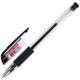 Ручка гелевая с грипом BRAUBERG 'EXTRA GT NEEDLE', ЧЕРНАЯ, игольчатый узел 0,5 мм, линия 0,35 мм, 143918