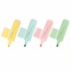 Набор текстовыделителей 4 ЦВЕТА, BRAUBERG 'ORIGINAL PASTEL', линия письма 1-5 мм, 151697