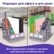 Лоток вертикальный для бумаг BRAUBERG 'MAXI Plus', 240 мм, 3 отделения, сетчатый, сборный, серый, 237014
