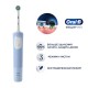 Зубная щетка электрическая ORAL-B (Орал-би) Vitality Pro, БЕЛАЯ/ГОЛУБАЯ, 1 насадка, 53019436